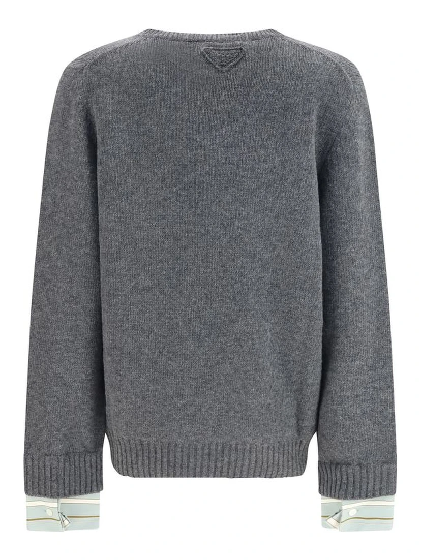 Gray Wool Oves Aries Sweatshirt