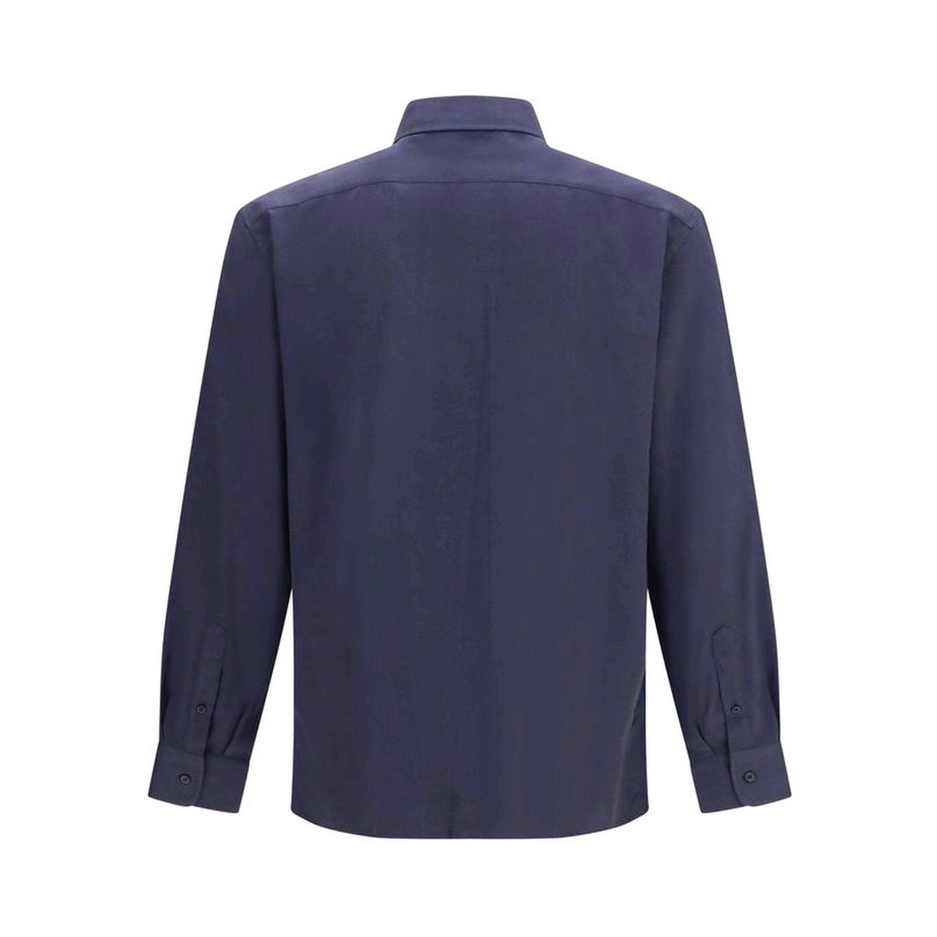 Blue Cotton Dress Shirt