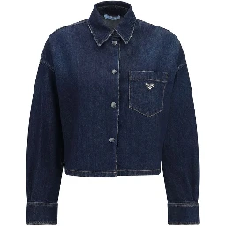 Blue Cotton Denim Jacket
