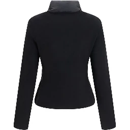 Black Cotton Shell Jacket