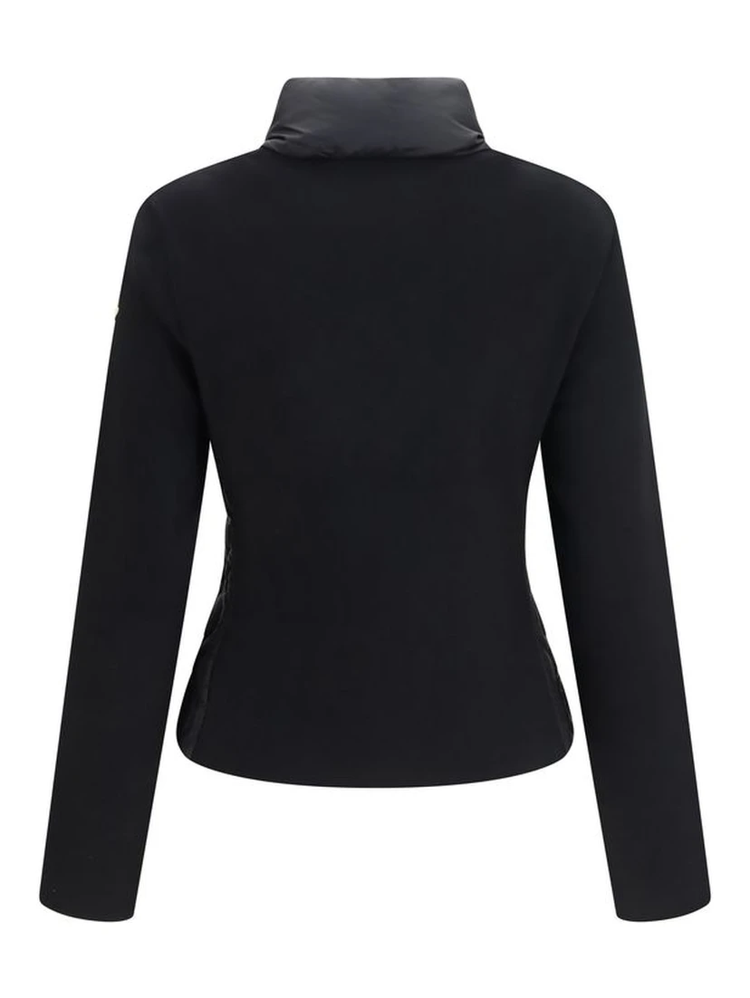 Black Cotton Shell Jacket