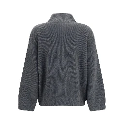 Gray Cashmere Sweatshirt
