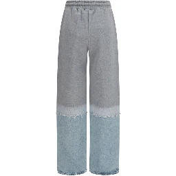 Multicolor Cotton Casual Pants
