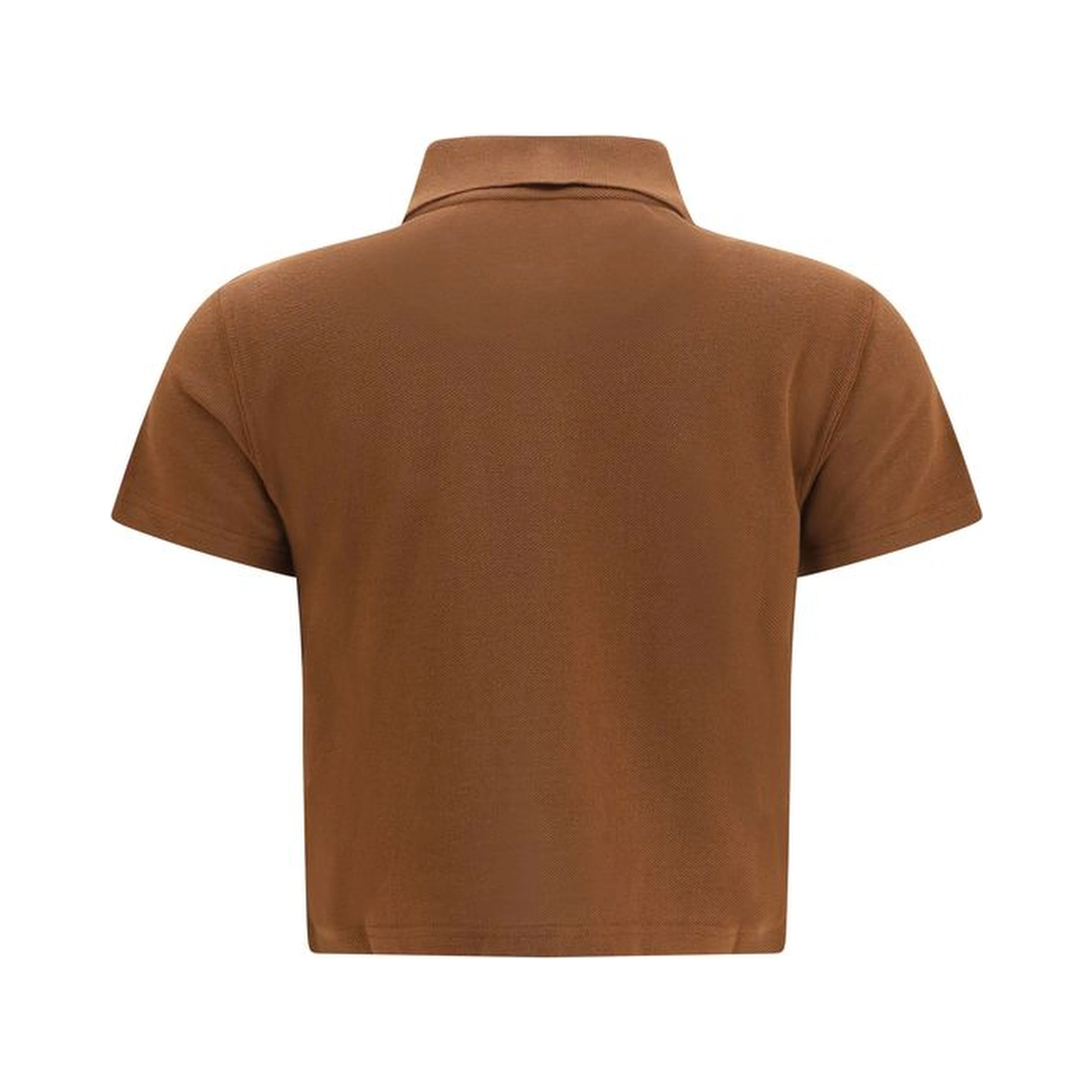 Brown Cotton Polo Shirt