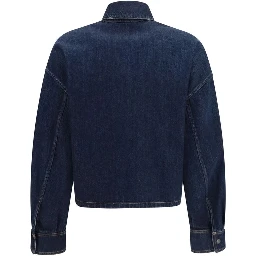 Blue Cotton Denim Jacket