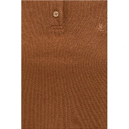 Brown Cotton Polo Shirt