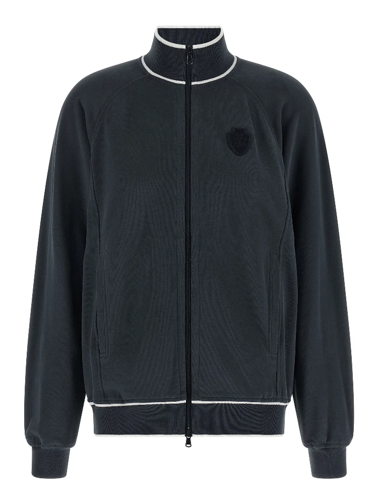 Blue Cotton Sweatshirt