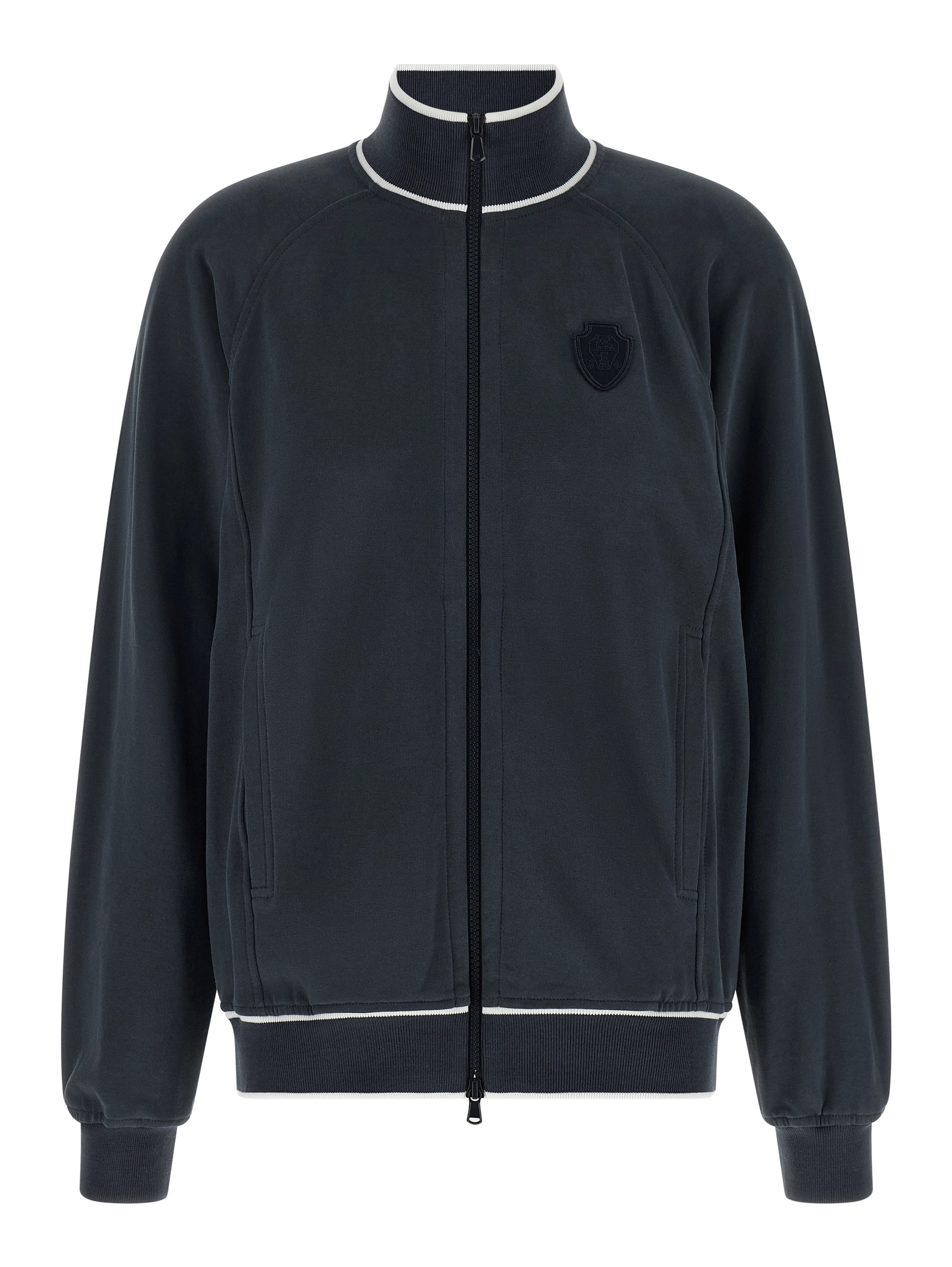 Blue Cotton Sweatshirt