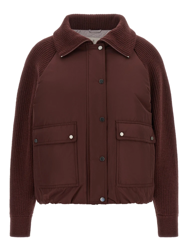 Bordeaux Cotton Bomber