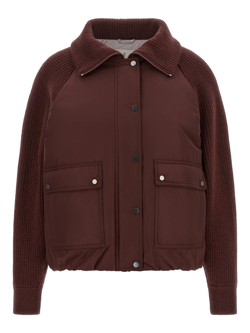 Bordeaux Cotton Bomber