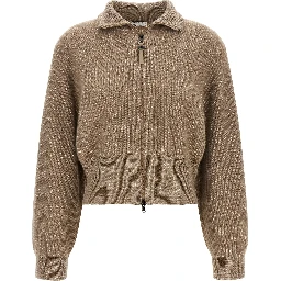Brown Cashmere Cardigan