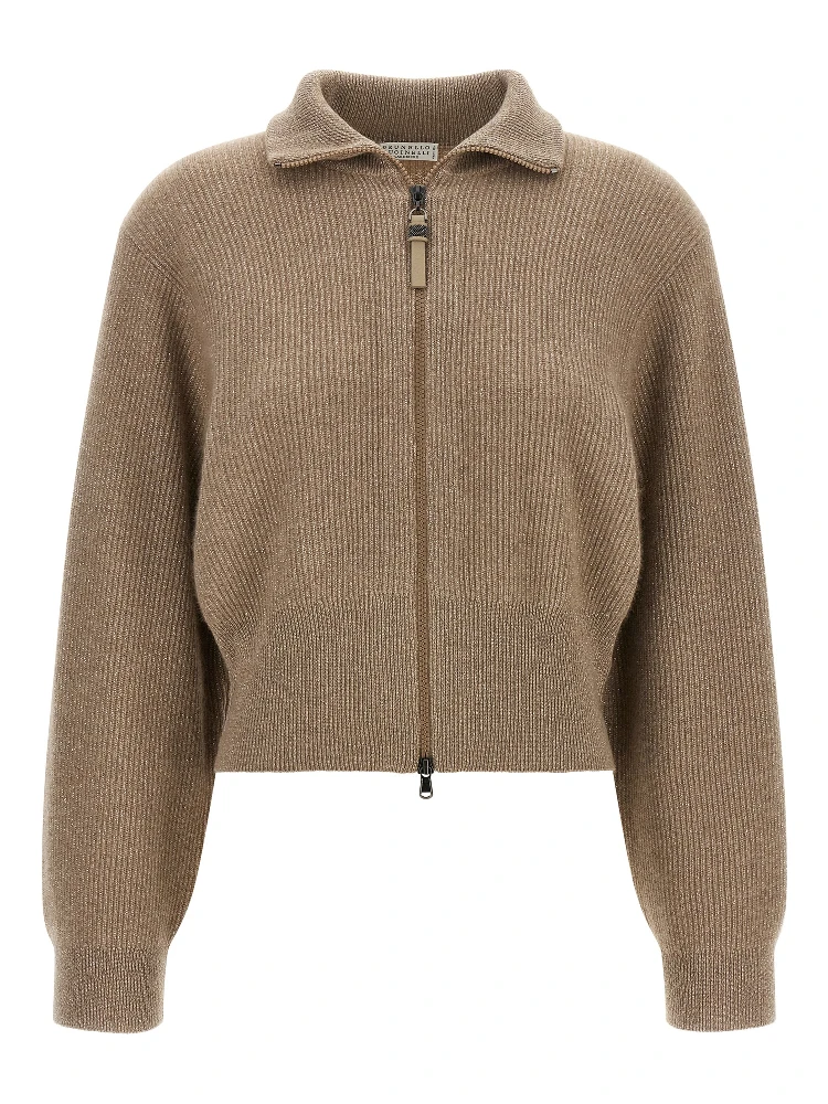 Brown Cashmere Cardigan