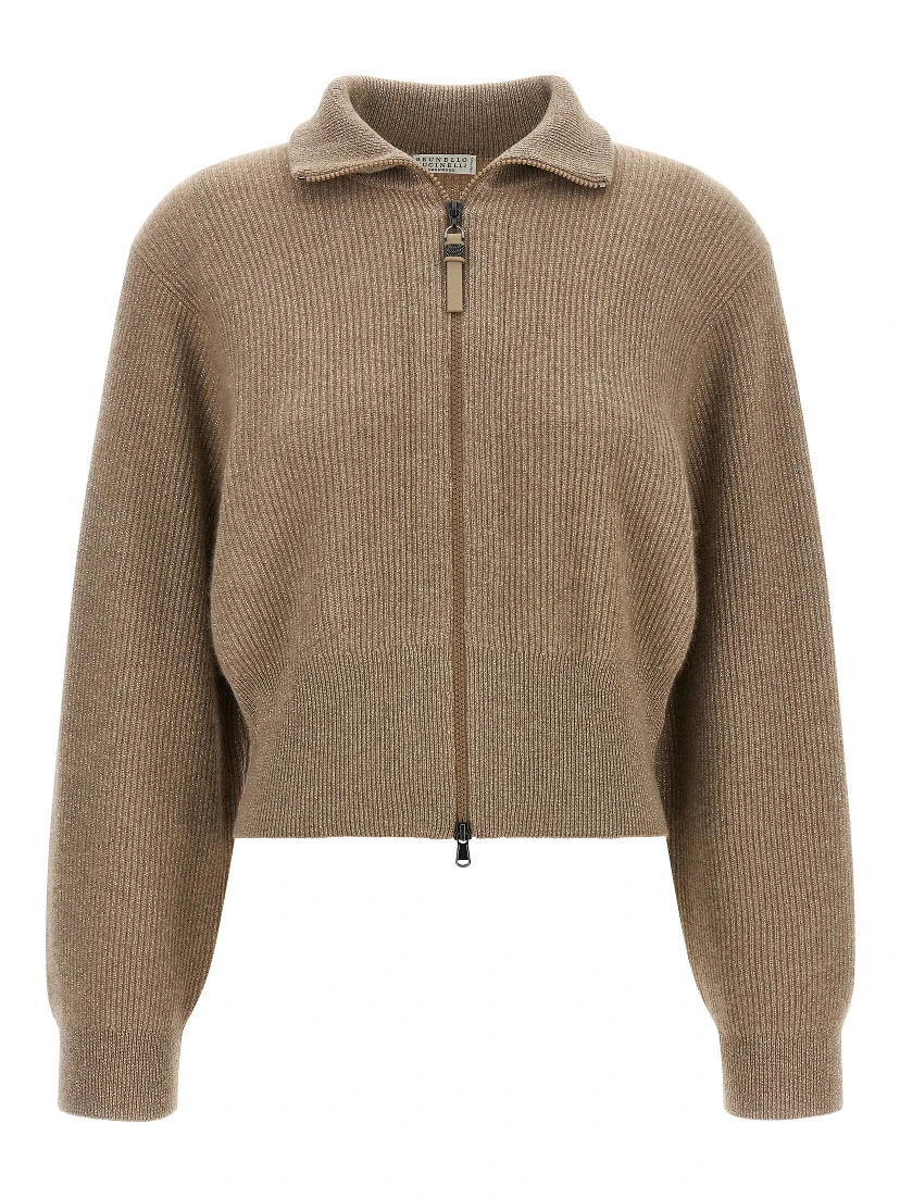 Brown Cashmere Cardigan