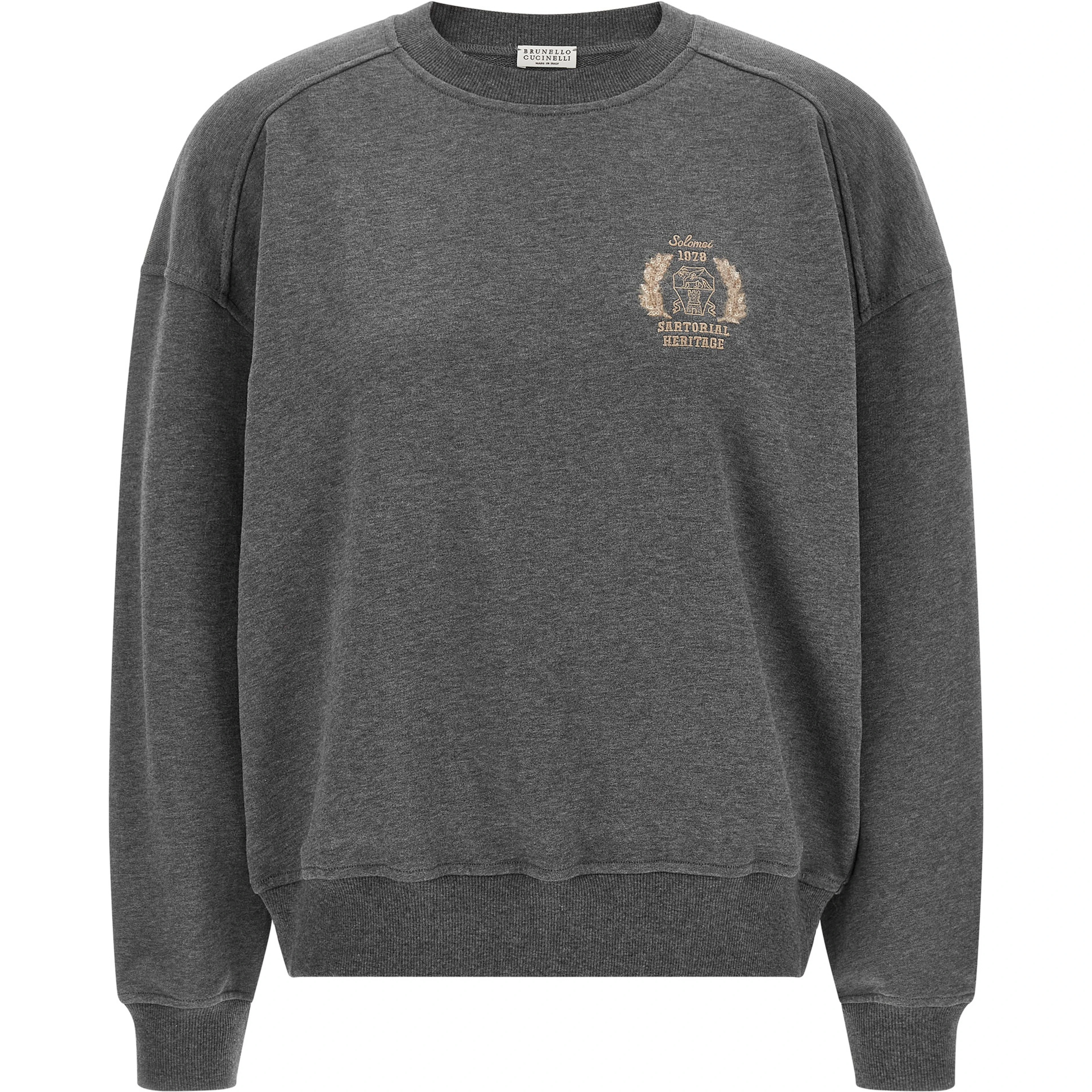 Gray Cotton Sweatshirt