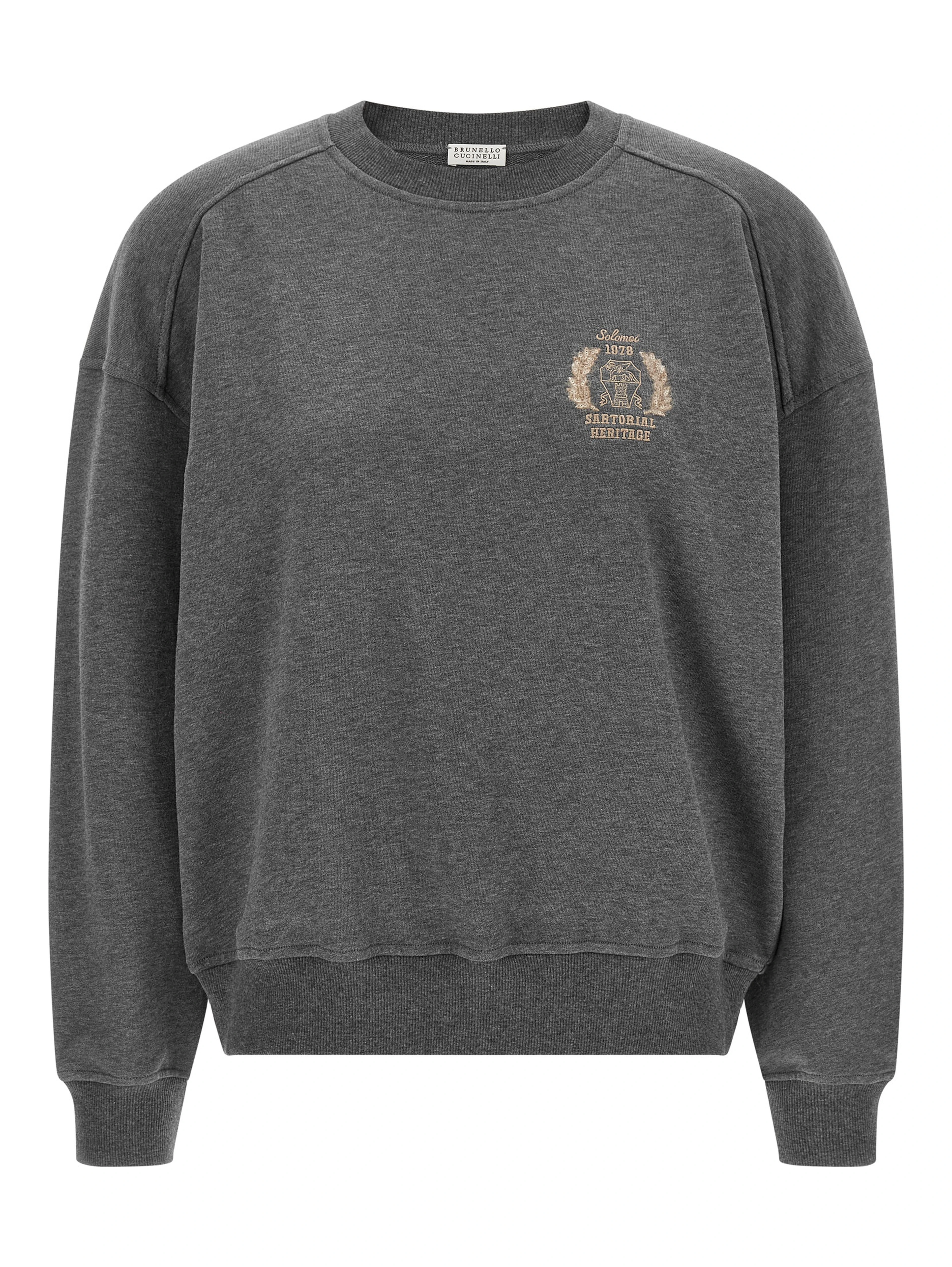 Gray Cotton Sweatshirt