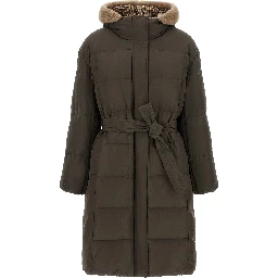 Bicolor Cotton Coat