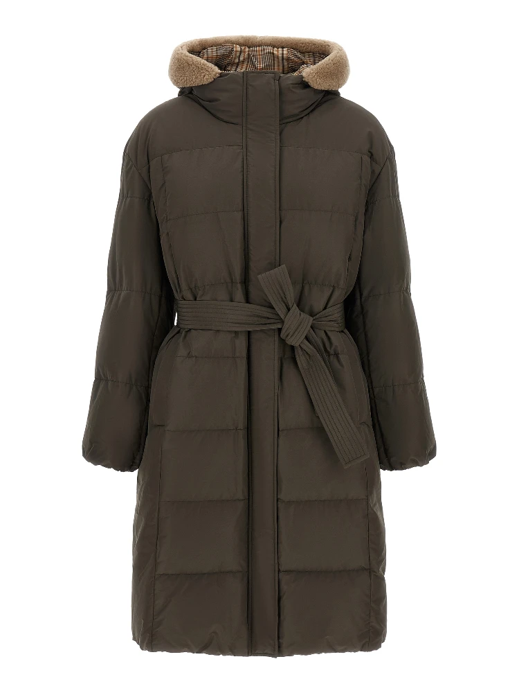 Bicolor Cotton Coat