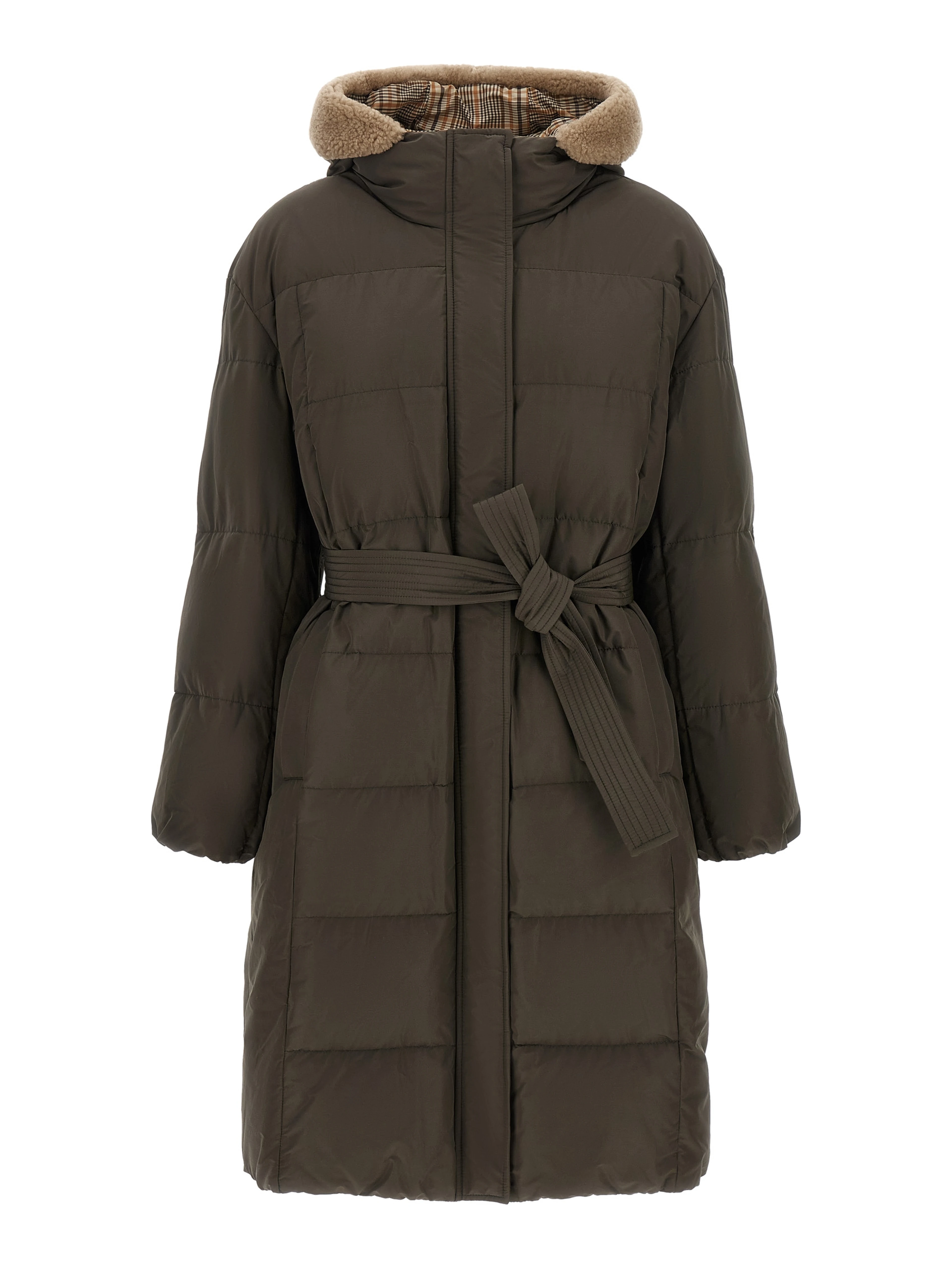 Bicolor Cotton Coat