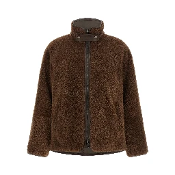 Brown Lamb Leather Biker Jacket