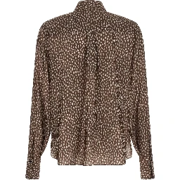 Brown Silk Blouse