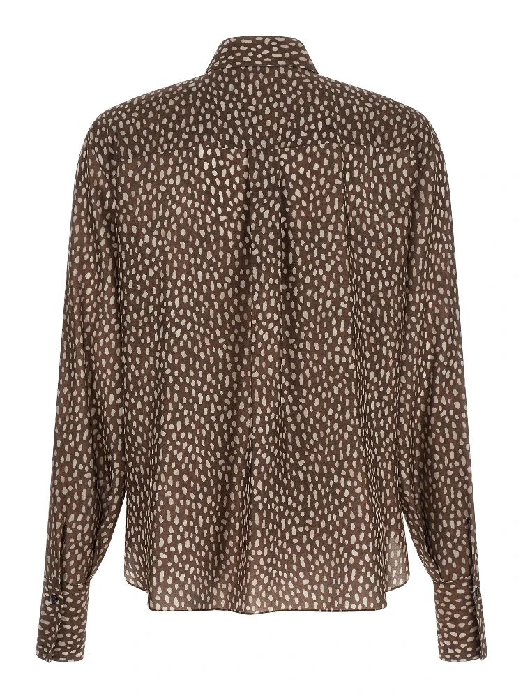 Brown Silk Blouse alternative