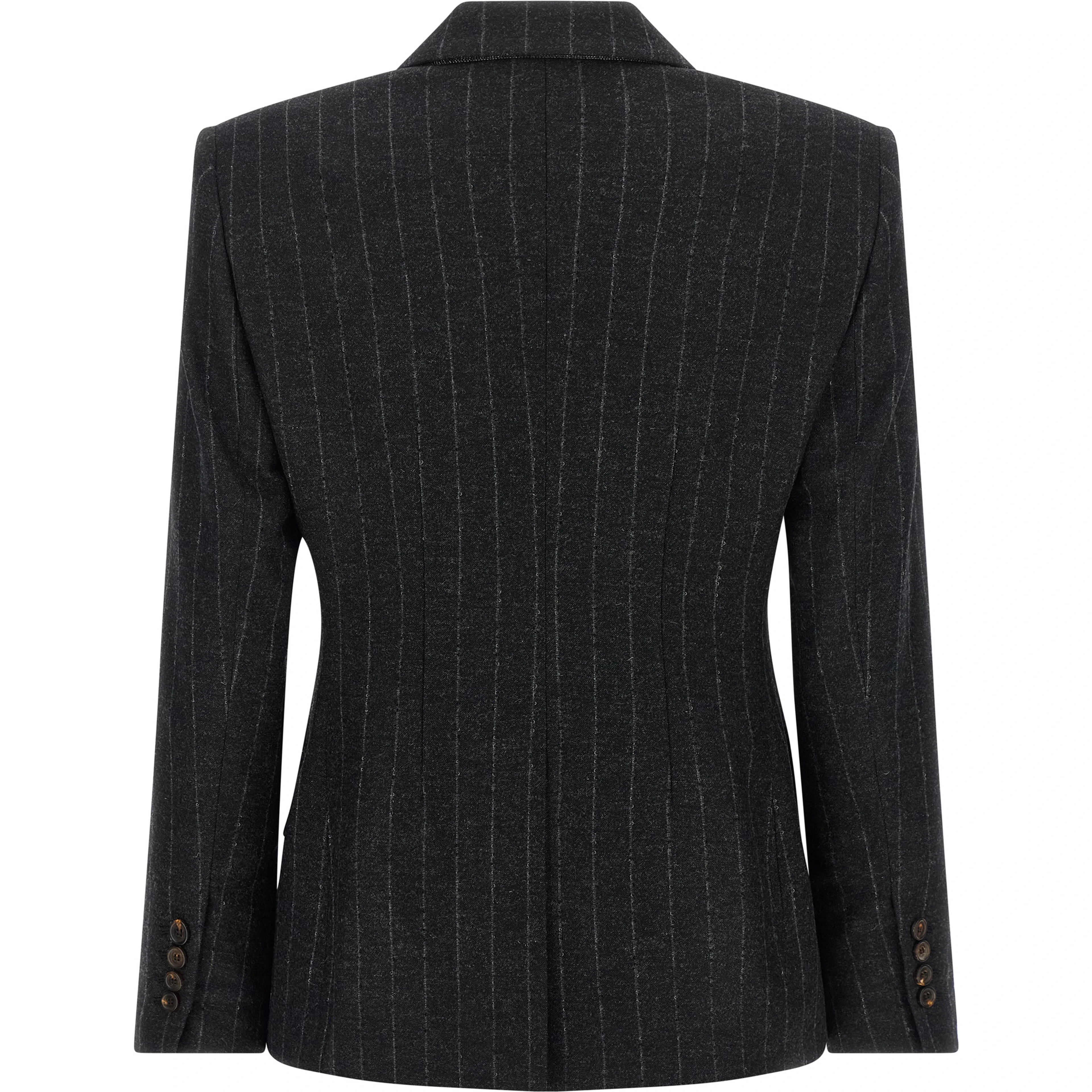 Gray Virgin Wool Blazer