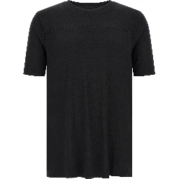 Black Viscose T-Shirt