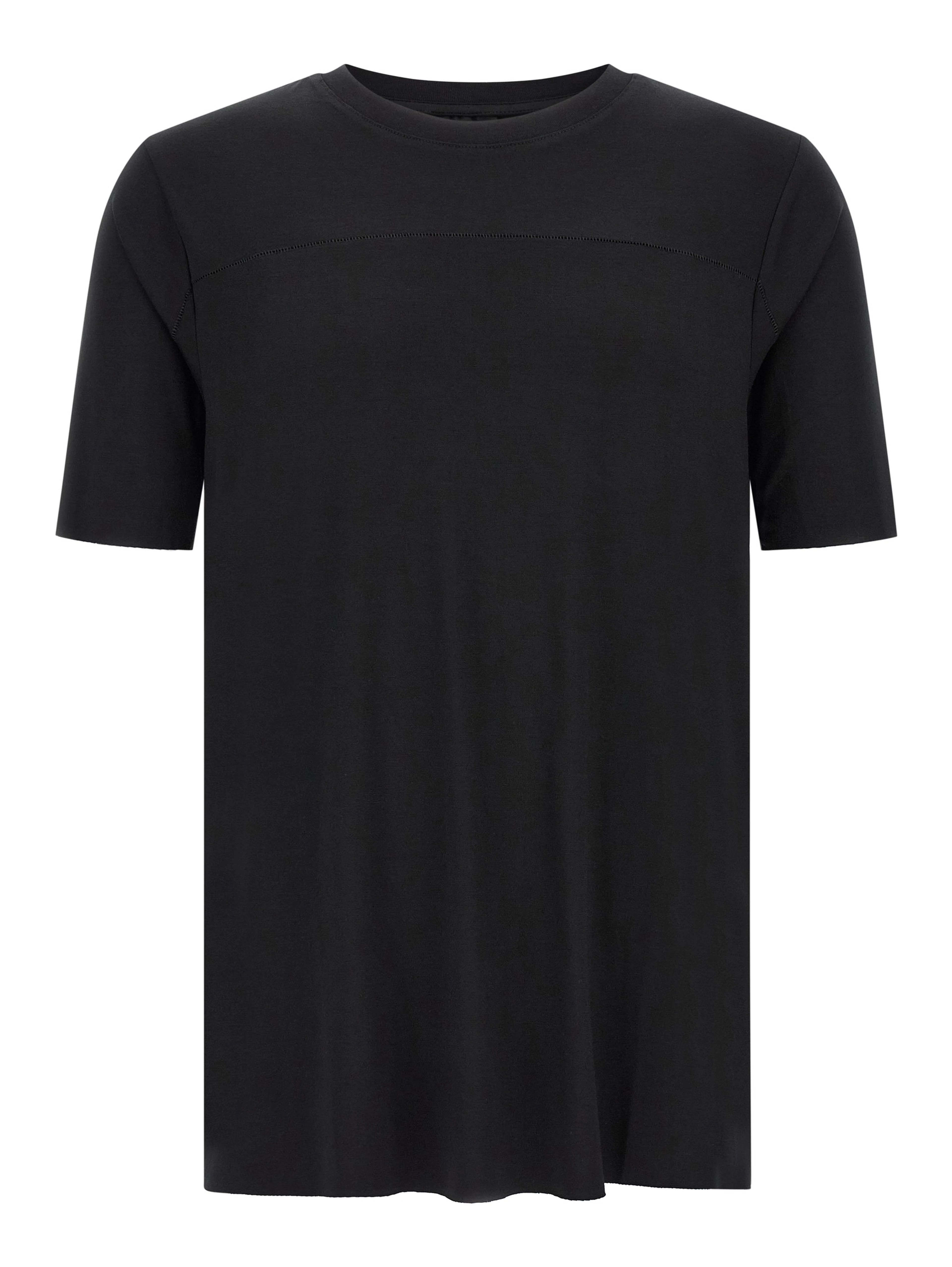 Black Viscose T-Shirt