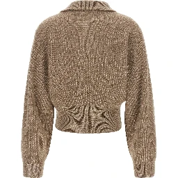 Brown Cashmere Cardigan