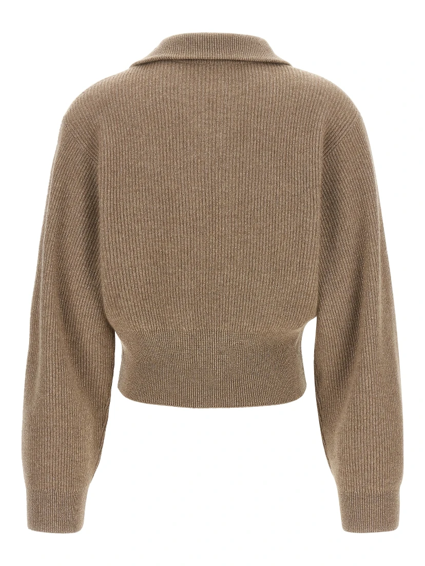 Brown Cashmere Cardigan