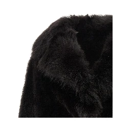 Brown Lamb Fur Full-Length Jacket