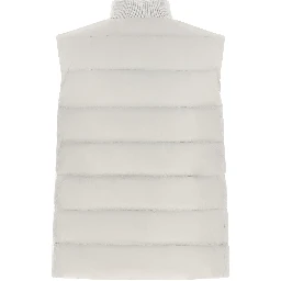 Gray Polyester Sleeveless Jacket