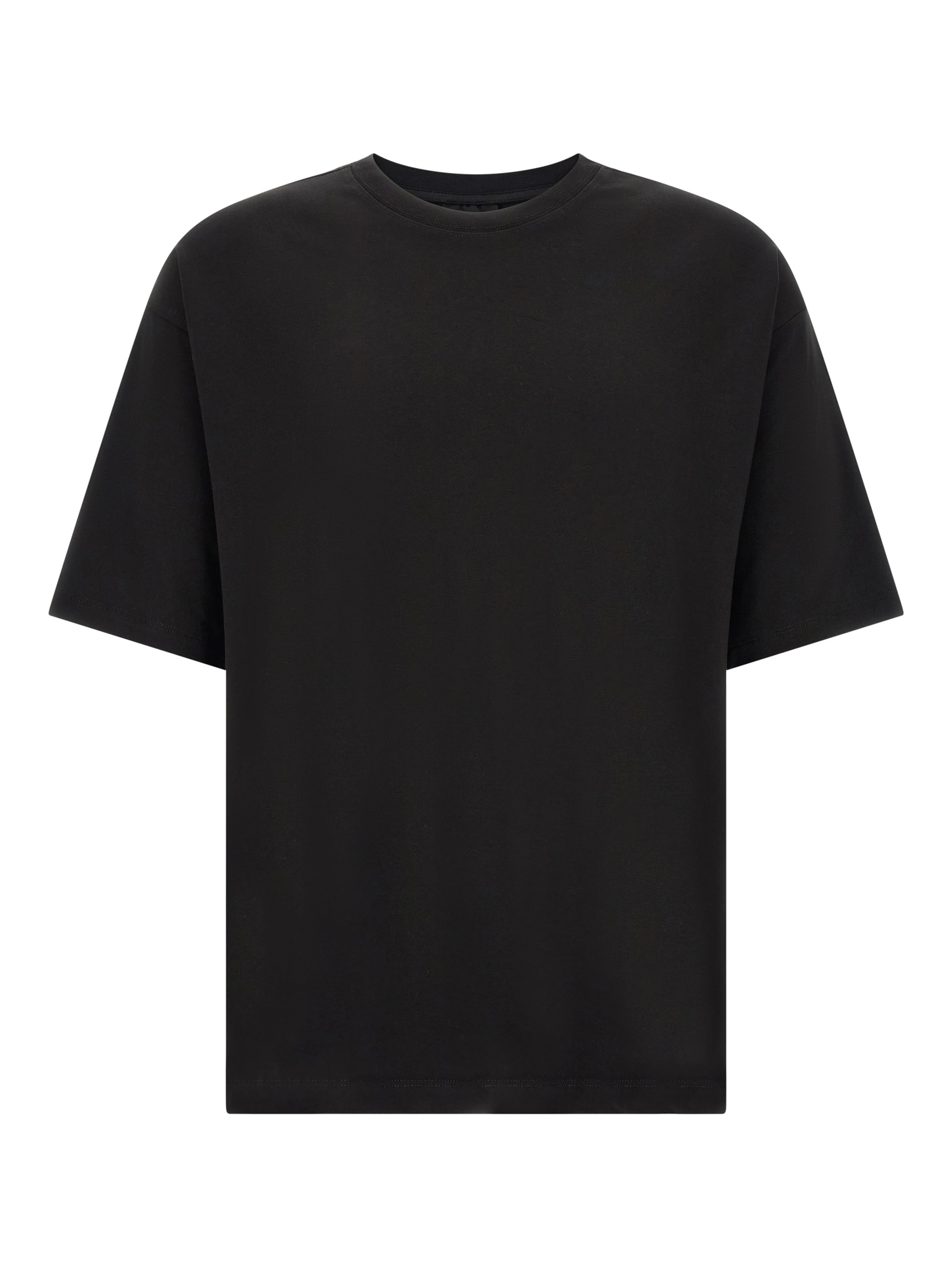 Black Cotton T-Shirt