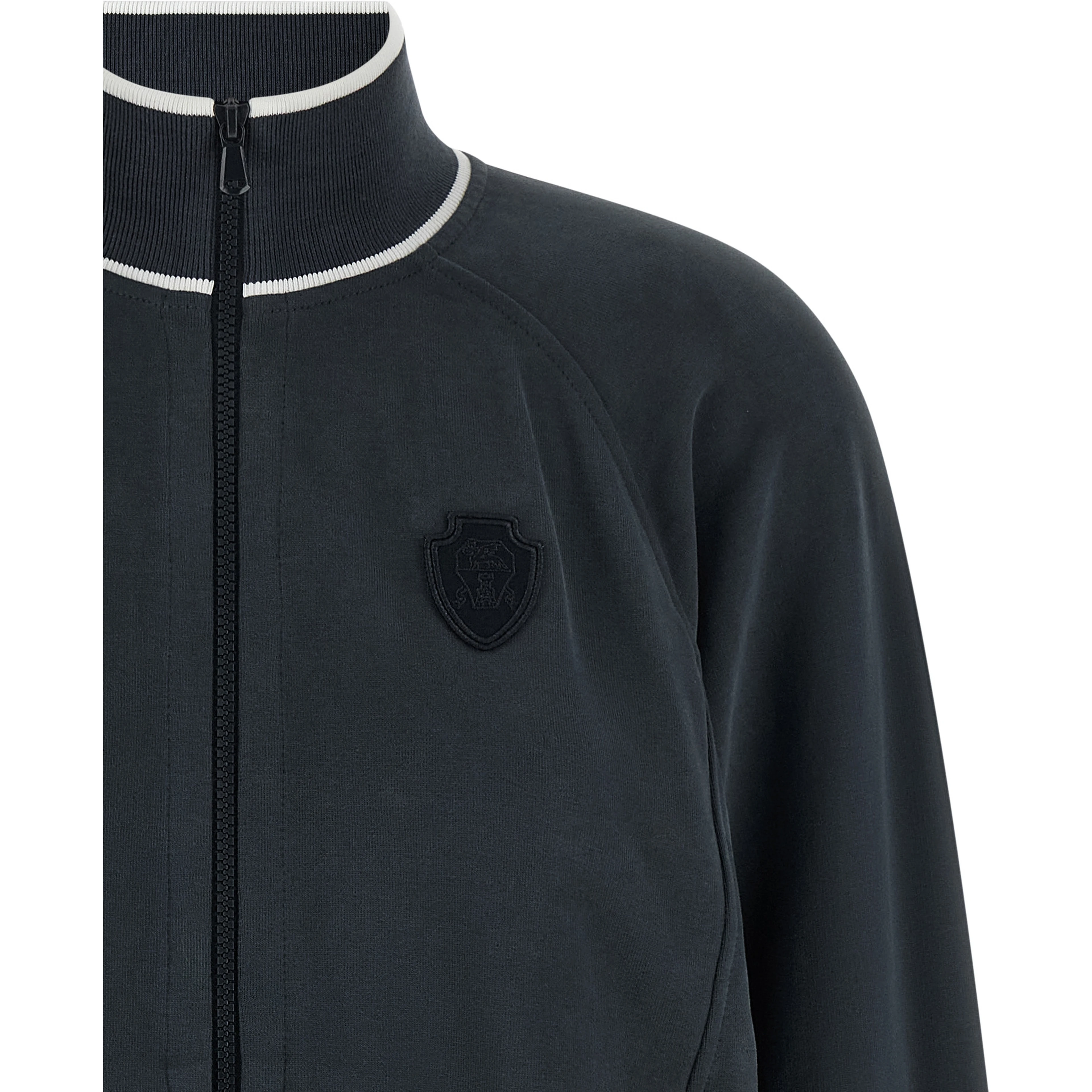 Blue Cotton Sweatshirt