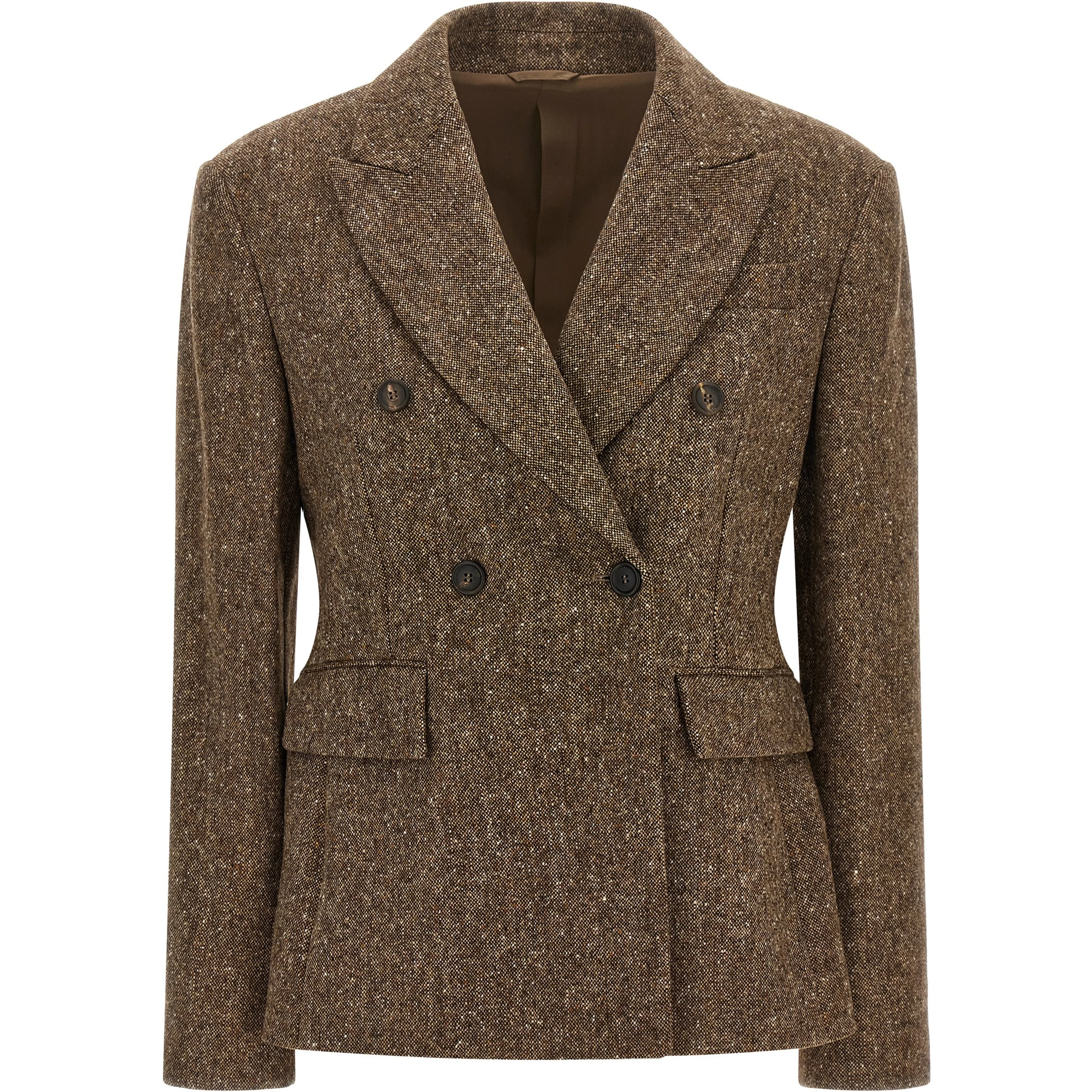 Brown Virgin Wool Blazer