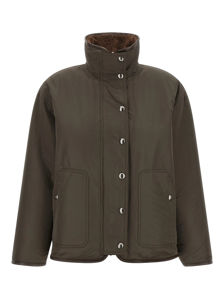 Brown Lamb Leather Biker Jacket alternative