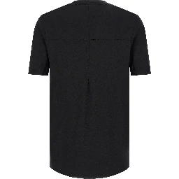 Black Viscose T-Shirt
