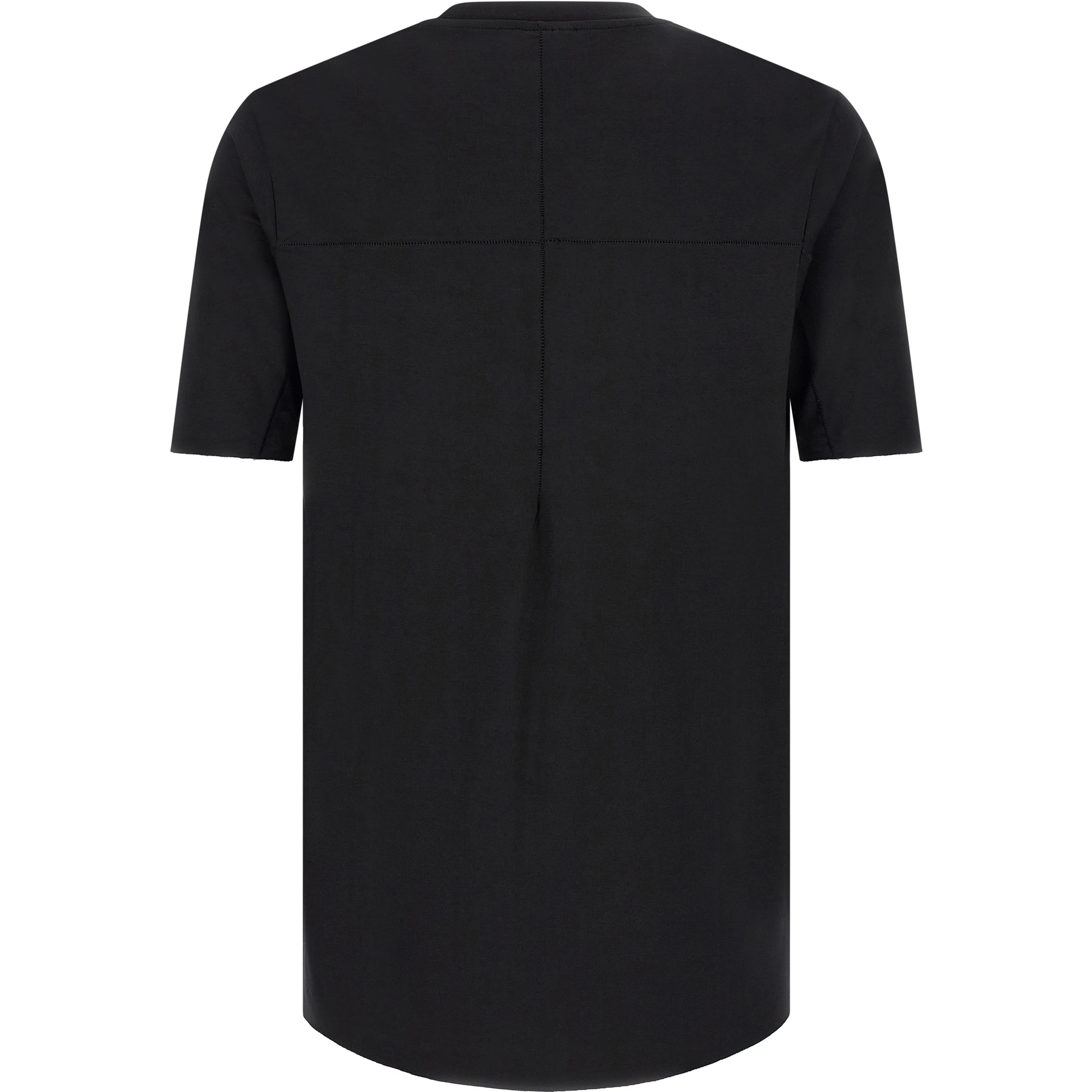 Black Viscose T-Shirt