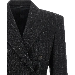 Gray Virgin Wool Blazer
