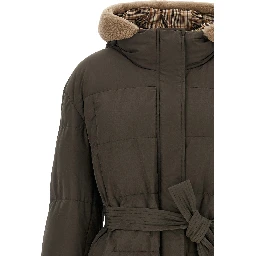 Bicolor Cotton Coat