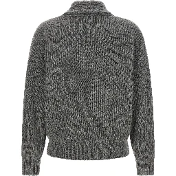 Gray Cashmere Cardigan