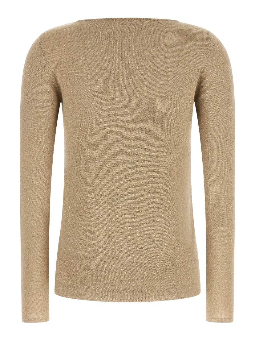 Beige Cashmere Cardigan