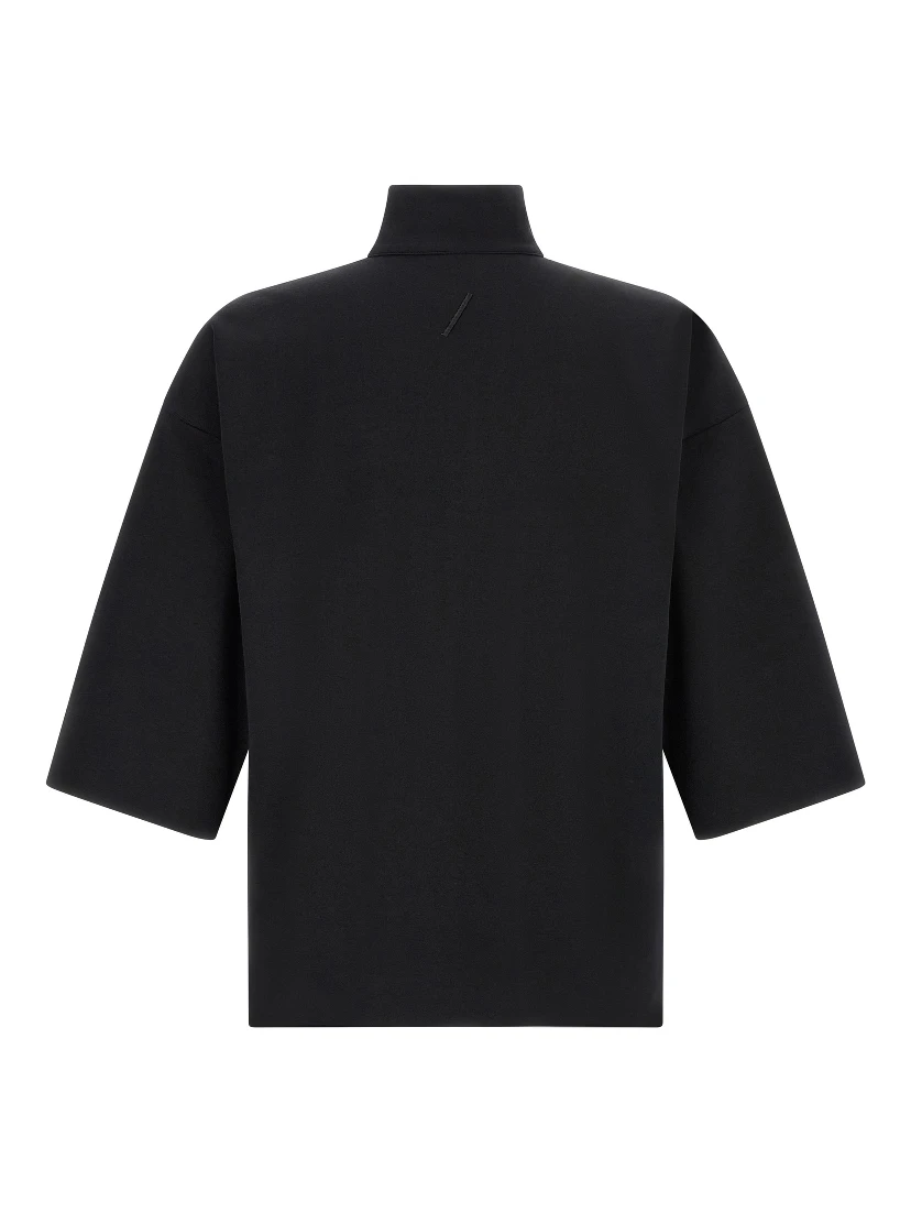 Black Cotton Sweatshirt