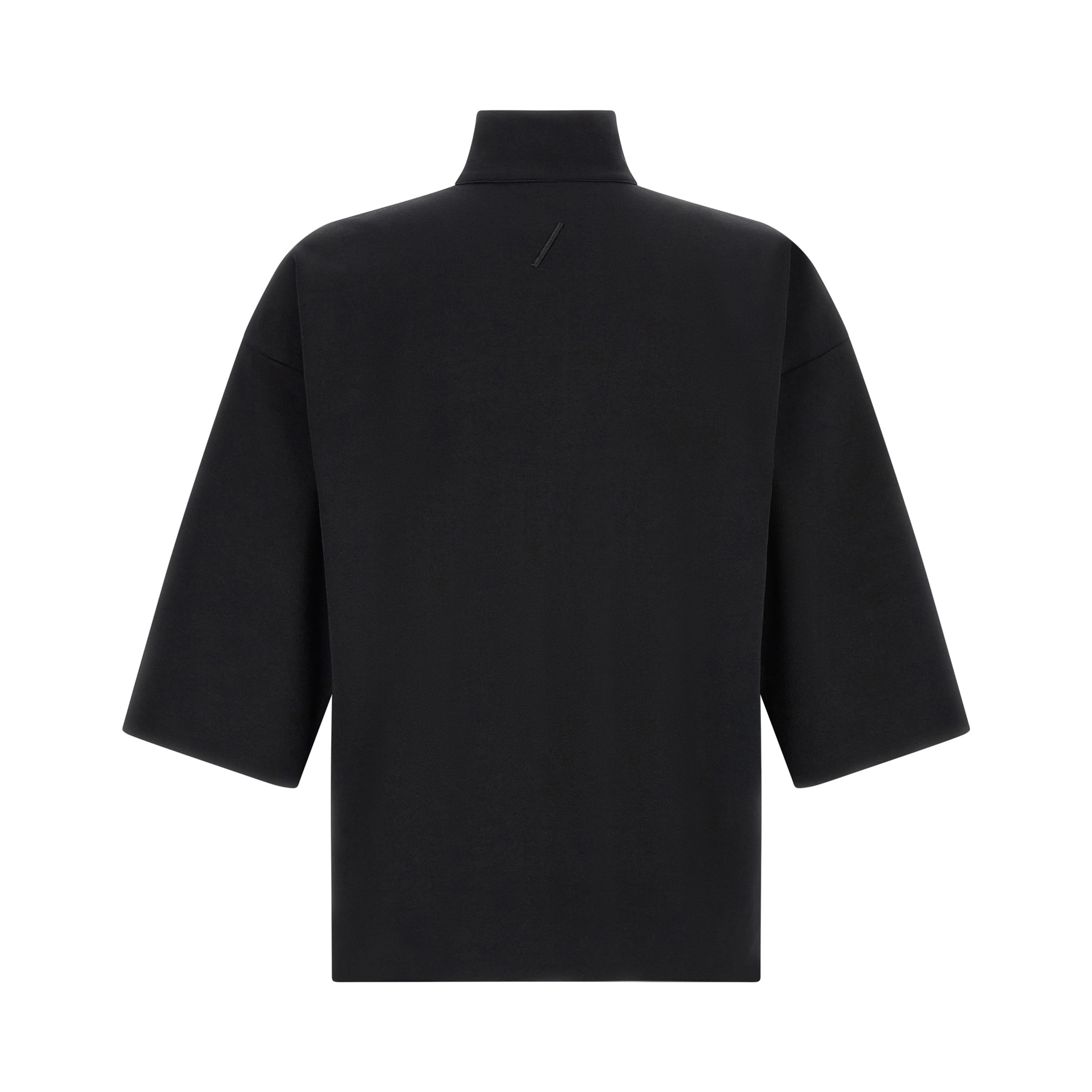 Black Cotton Sweatshirt
