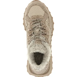 Beige Calfskin Athletic Sneakers