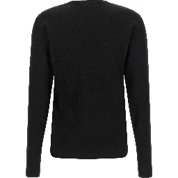 Black Cotton Cardigan