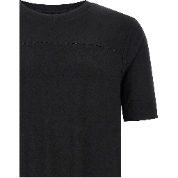 Black Viscose T-Shirt