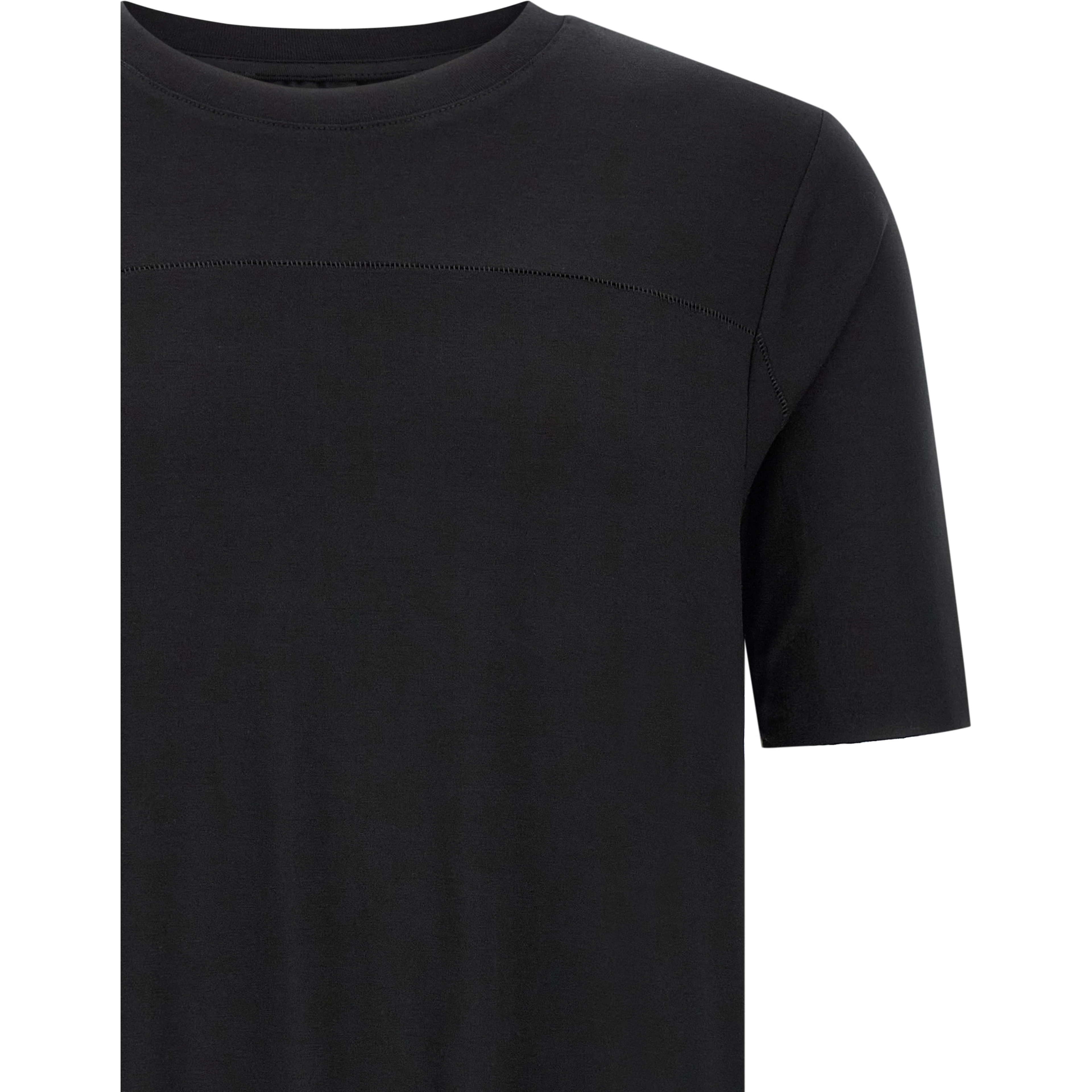 Black Viscose T-Shirt