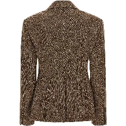 Brown Virgin Wool Blazer
