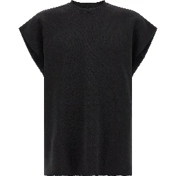 Black Cotton Sweatshirt